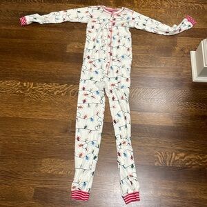 Hatley size 10 kids (unisex)  holiday onesie pajama.